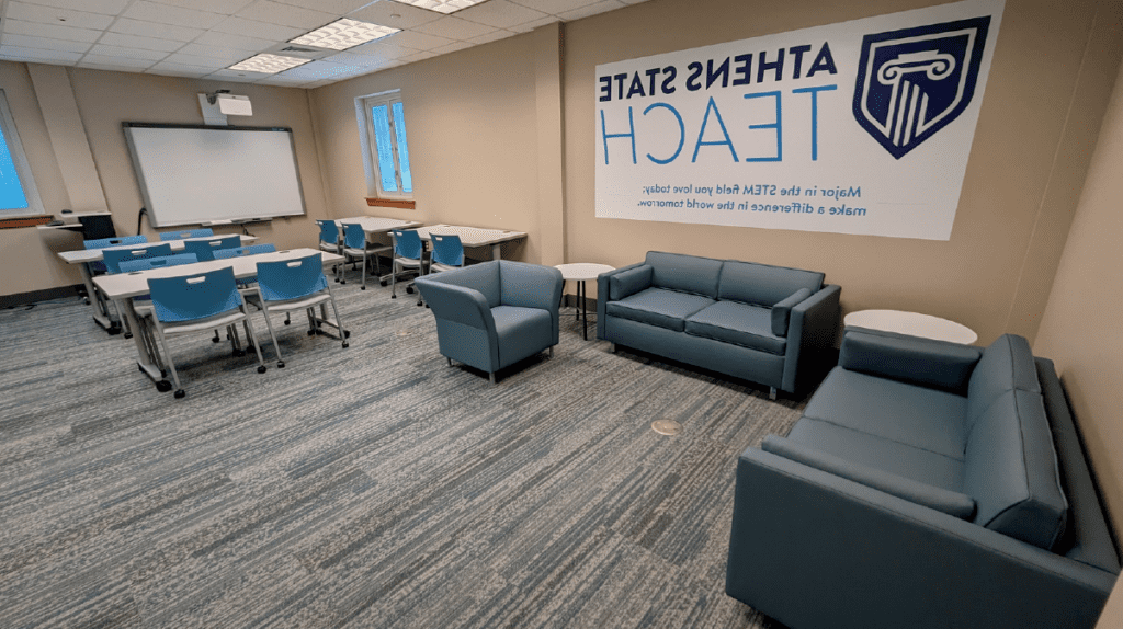 Athens State TEACH lounge